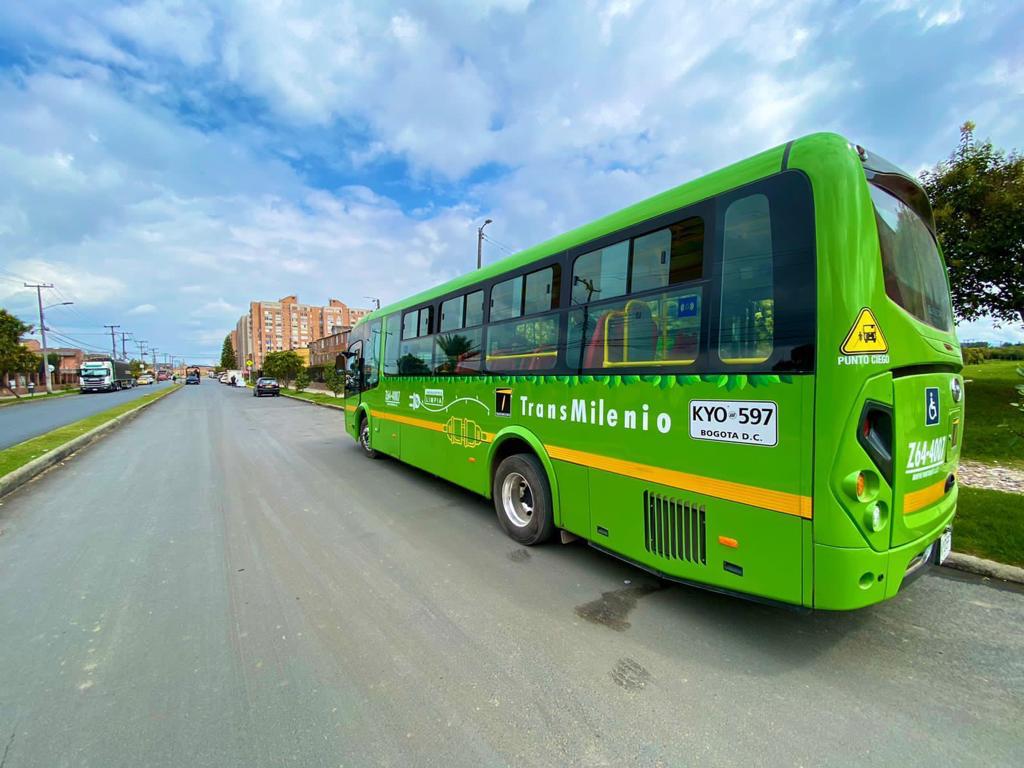 Bus eléctrico de Transmilenio