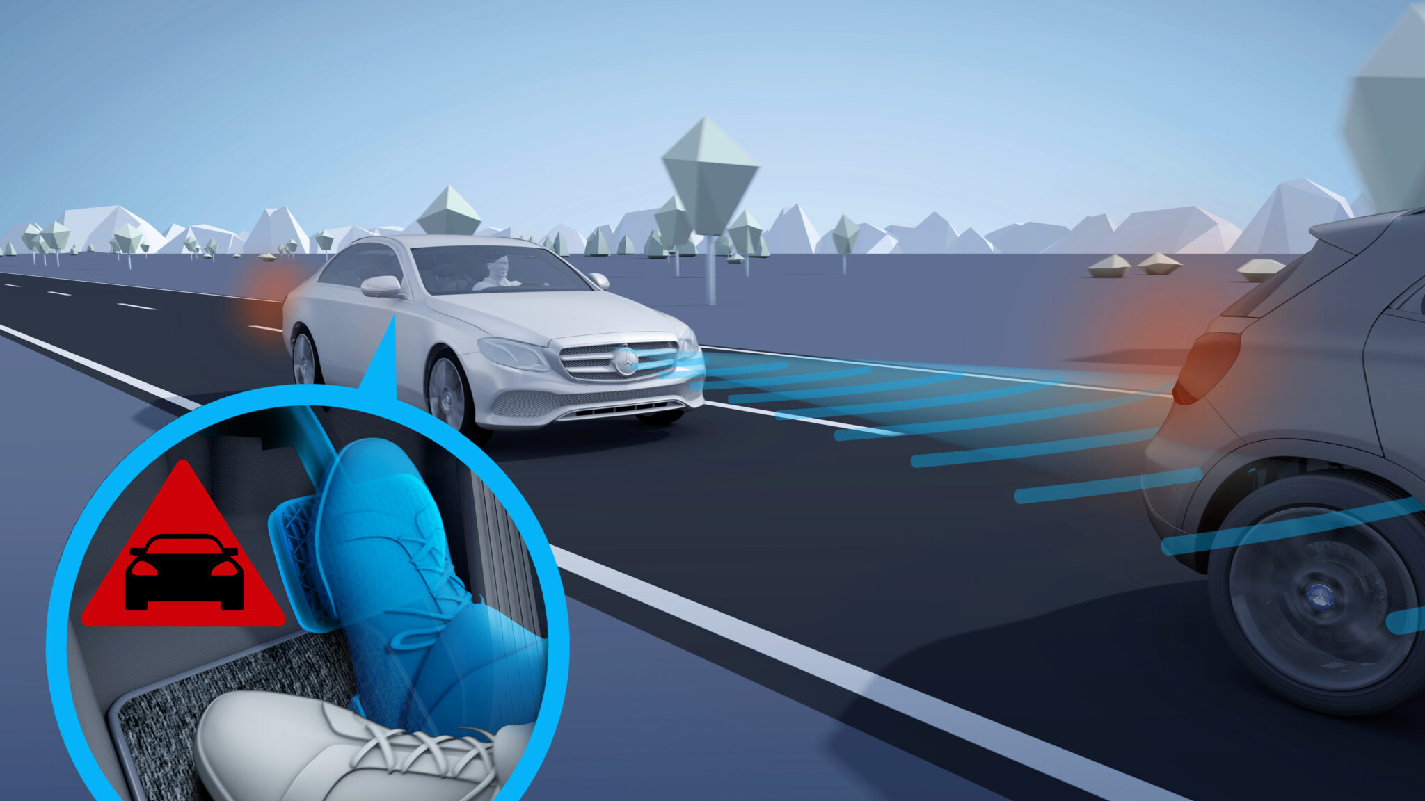 Asistente de frenado activo de Mercedes-Benz - Revista Autocrash -  CesviColombia