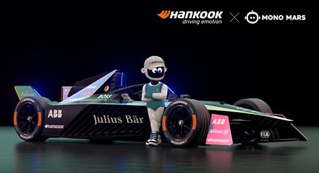 hankook-tire-se-une-al-influencer-virtual- 'Mono Mars' para apoyar la Fórmula E Mono Mars